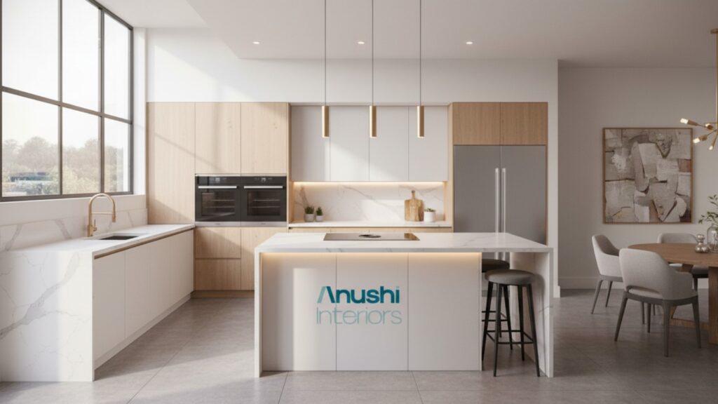 Modern Kitchen Interior Design Hyderabad | Anushi Interiors